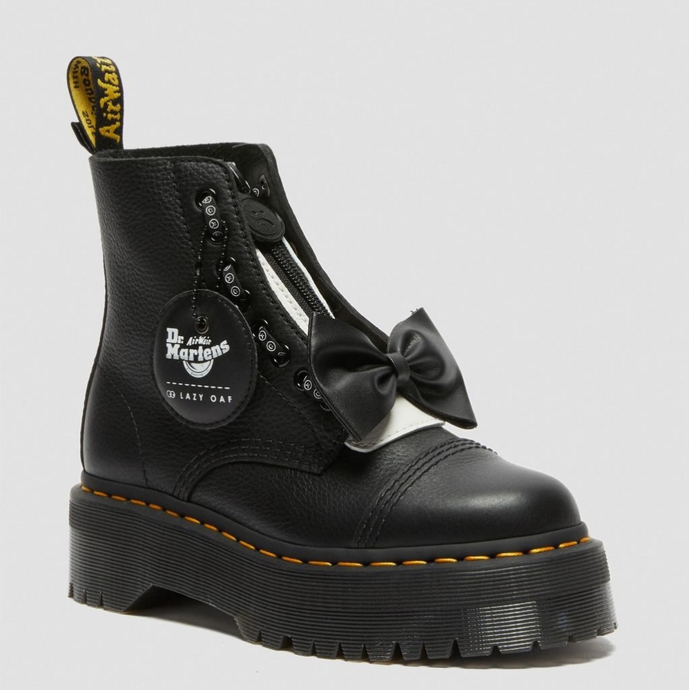 Sinclair Lazy Oaf Leather Platform Boots NEW WITH BOX UNWORN